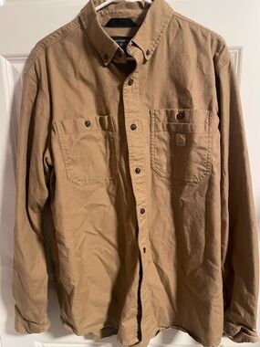 Carhartt button down shirt